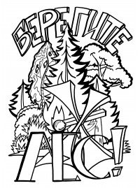 Раскраски защита леса (42 фото)