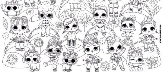 Раскраски дом лол (41 фото)