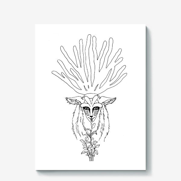 Дух леса эскиз