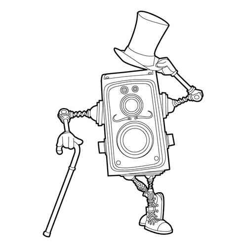 Трафарет кот Гром и заколдованный дом