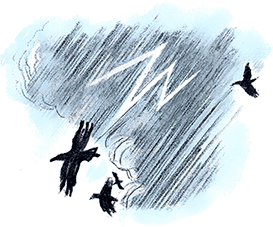 Лев толстой гроза в лесу читать