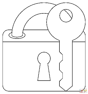 Раскраски ключи от дома (36 фото)
