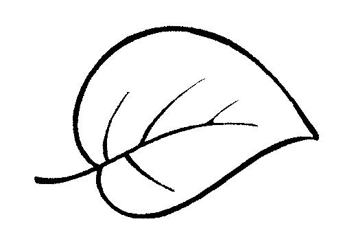 Листики шаблоны для вырезания