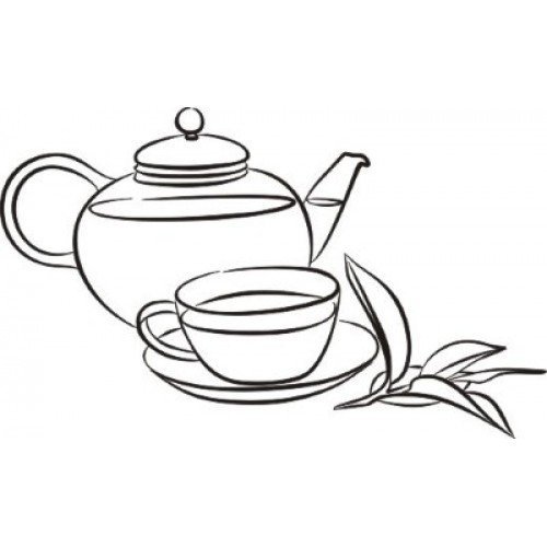 Эскиз чайного сервиза