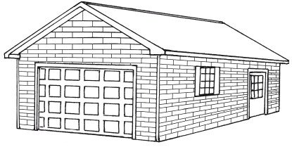 Гараж раскраска для детей
