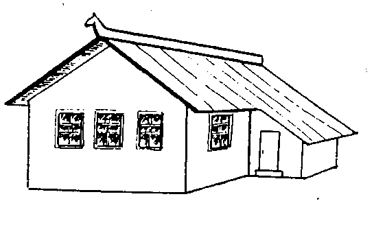 Дом крестьянина раскраска