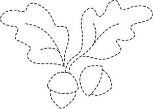 Листья по точкам