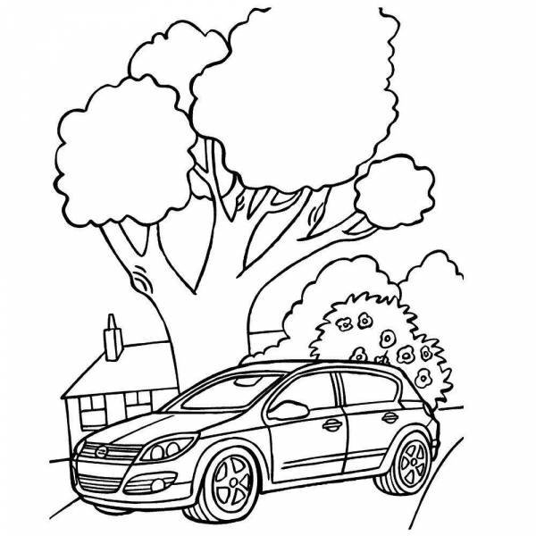 Раскраски машины