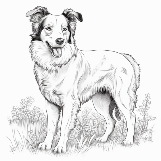 Раскраски собака в листьях (37 фото)