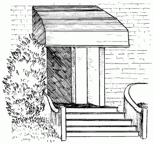 Крыльцо рисунок