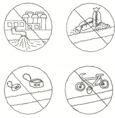 Знаки берегите воду для дошкольников