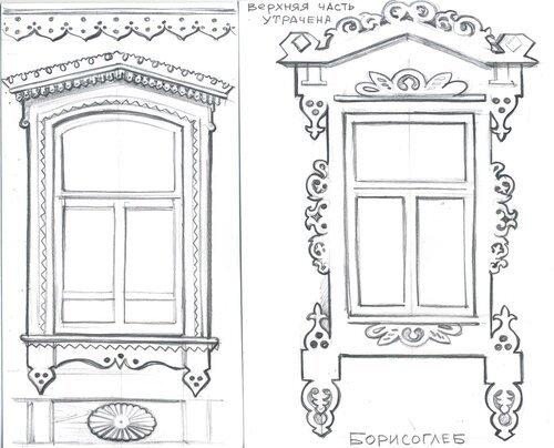 Наличники рисунок
