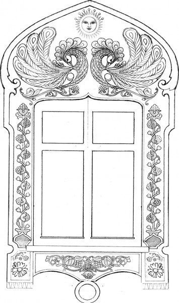 Узоры на окне