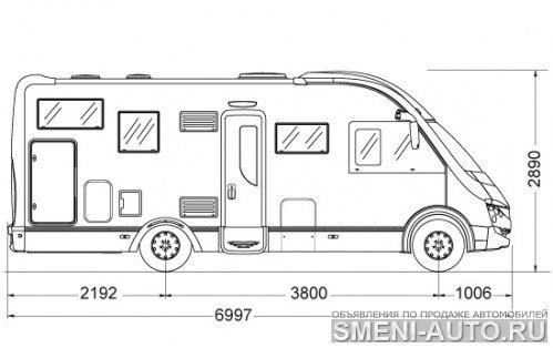Fiat Ducato дом на колесах чертежи