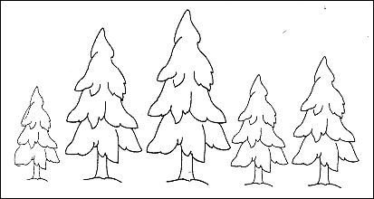 Раскраски дерево высокое и низкое (41 фото)