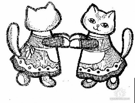 Герои для настольного театра раскраска