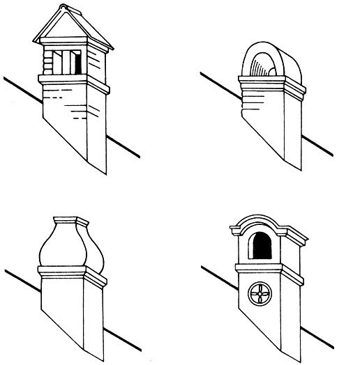 Дымоход нарисованный