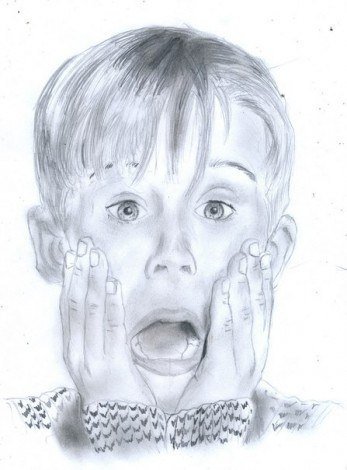 Один дом рисунок карандашом