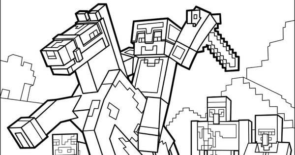 Раскраска лего Стив