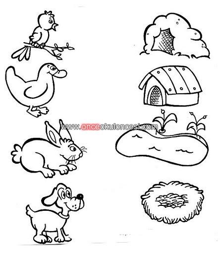 Домики животных задания для детей