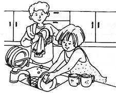 Раскраски мою посуду в доме (41 фото)