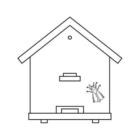 Улей раскраска