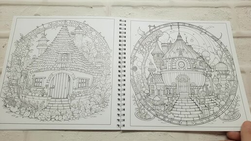 Раскраски сказочный домик по номерам (39 фото)