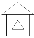 Домик с треугольным окошком