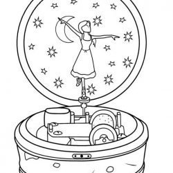 Городок в табакерке раскраска