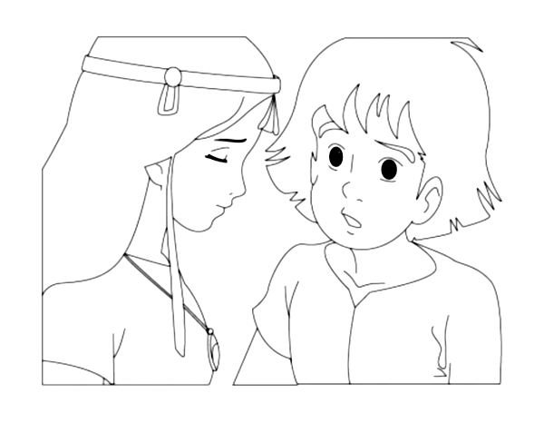 Раскраска Эстебана золотые города