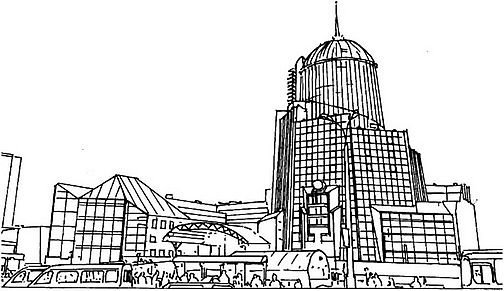 ЖД вокзал Самара вектор