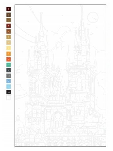 Цветовой квест животные непростые картины по номерам Вудкок Джон