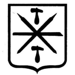 Герб Тулы черно белый