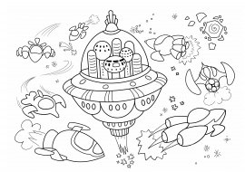 Школа будущего раскраска