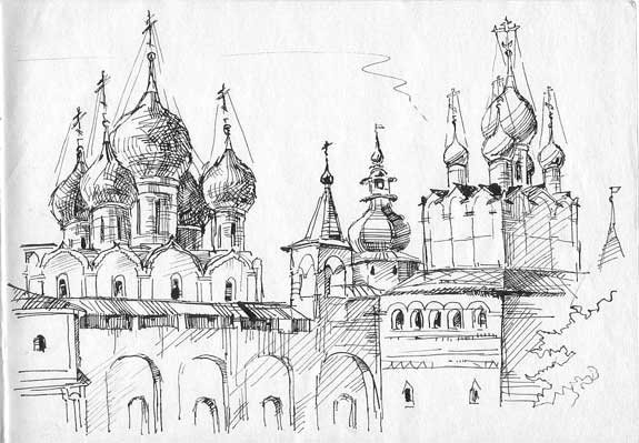 Тульский Кремль набросок