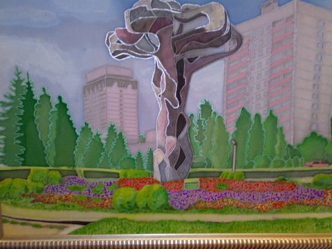 Достопримечательности Набережных Челнов рисунок