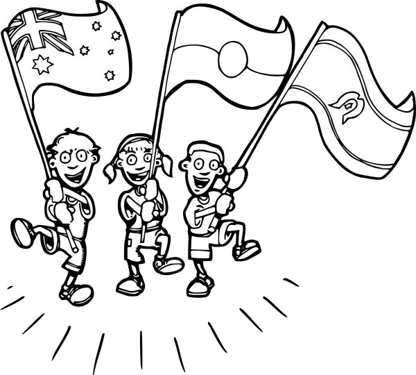 Флажок раскраска