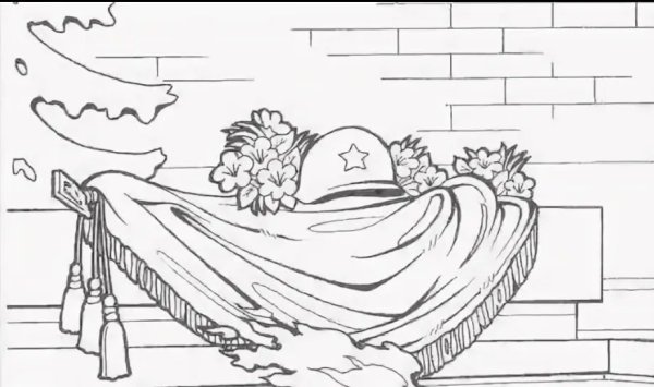 Памятник неизвестному солдату раскраска