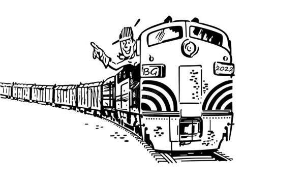 Машинист раскраска