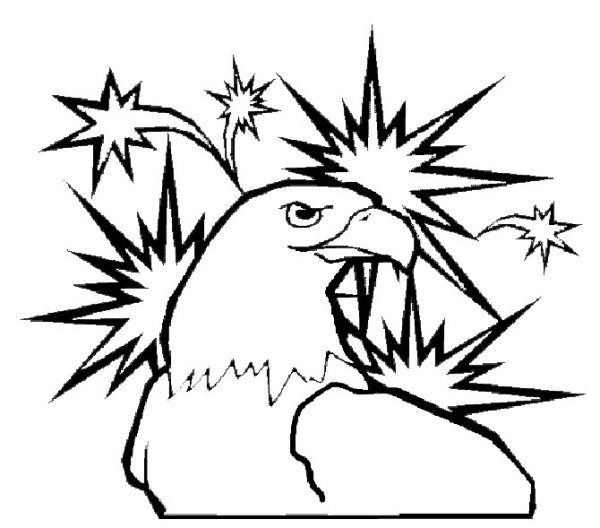 День независимости раскраска