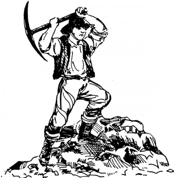 Рисунок ко Дню Шахтера