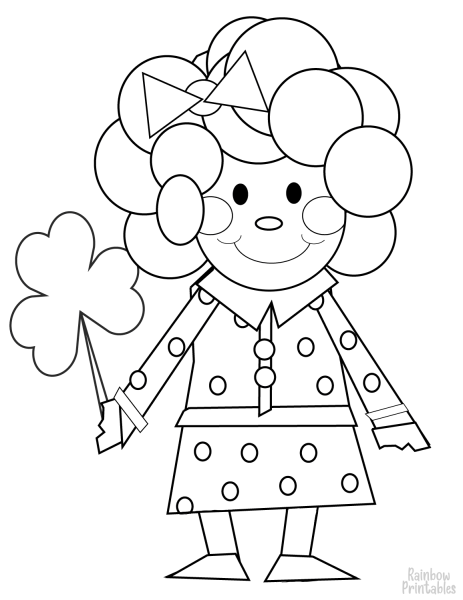 Раскраски к Дню смеха для детей детского сада