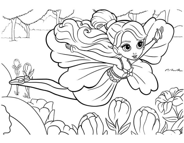 Раскраска для девочек