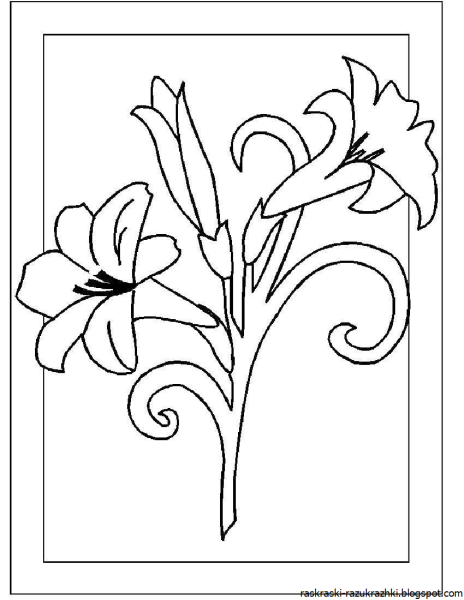 Раскраска картина на стене