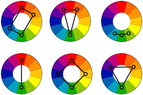 Сочетание 4 цветов