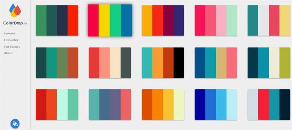 Сочетание четырех цветов