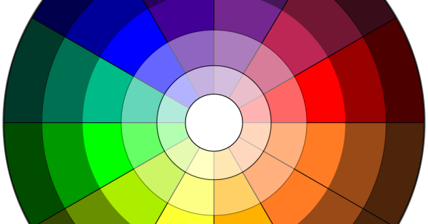 Цветовой круг мягкая осень