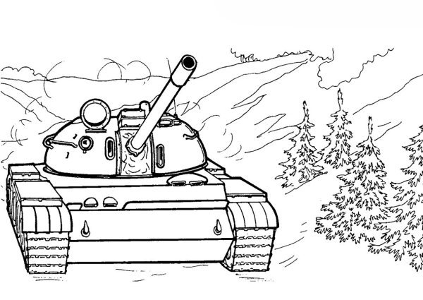 Раскраски танки ворлд оф танк