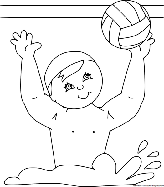 Здоровый образ жизни раскраска