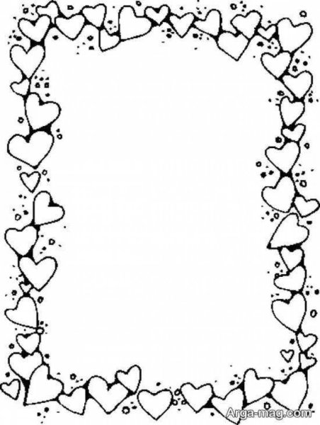 Рамка раскраска